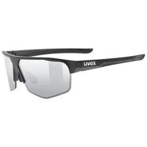 Uvex Axos Set sunglasses - Black Matt Mirror Silver