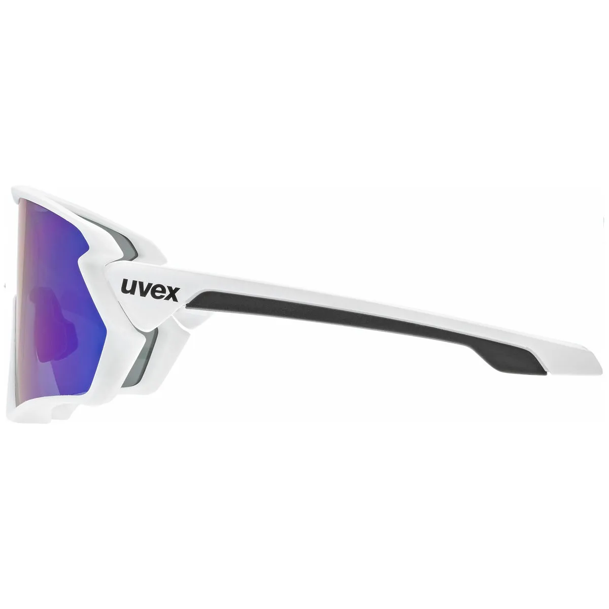 Uvex Sportstyle 231 glasses - White matt Mirror blue