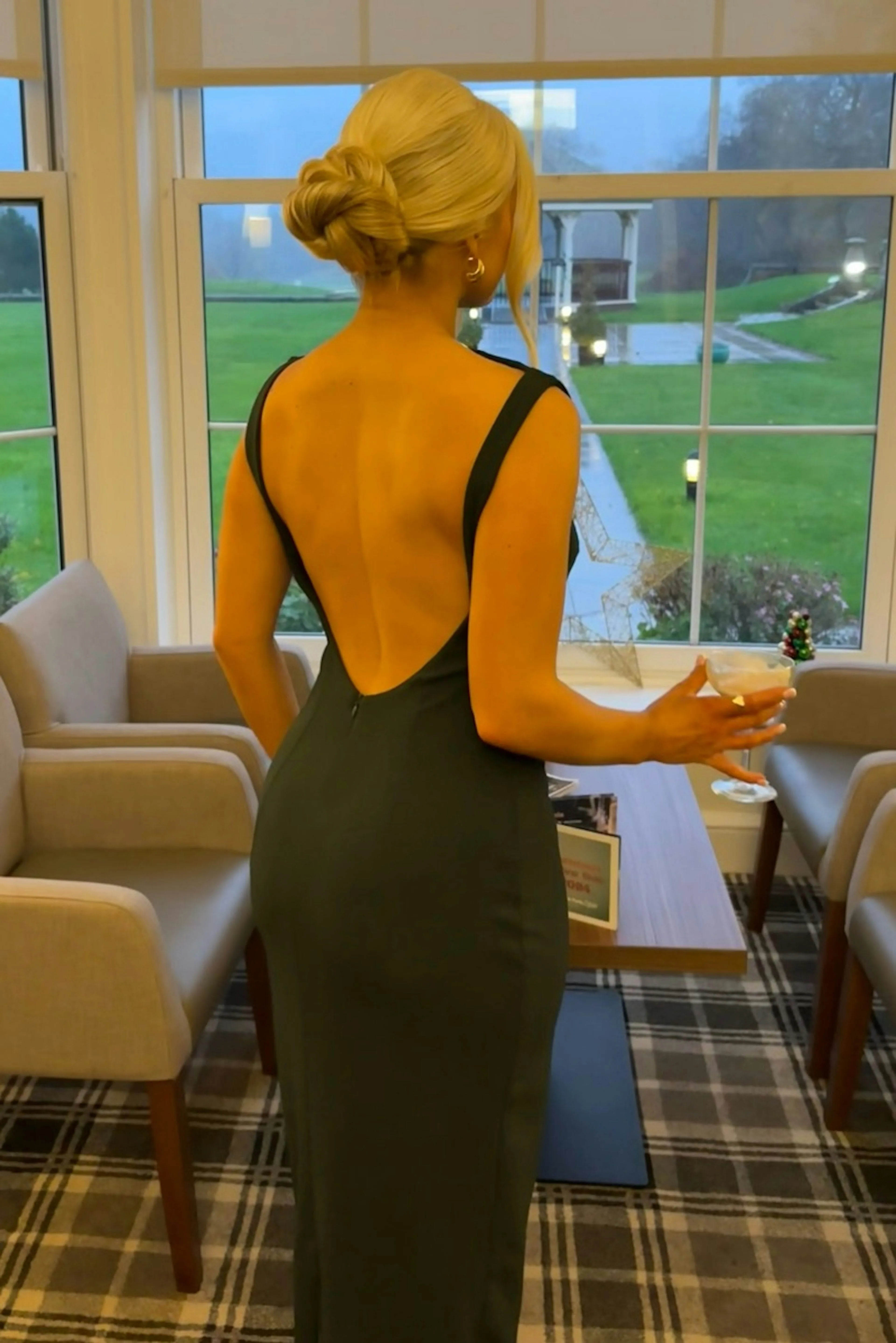 Verona Gown - Sacramento Dark Green