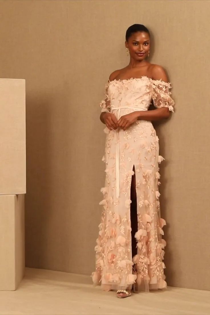 VIP Favorite Marchesa Notte Tish Gown  Stylish & Comfortable