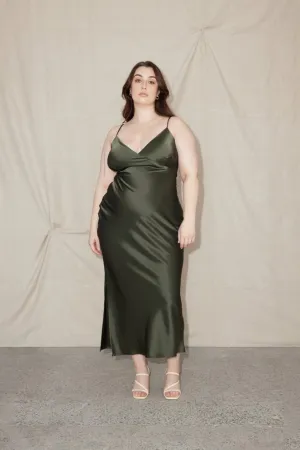 Weirdly Slip - Jetta Green