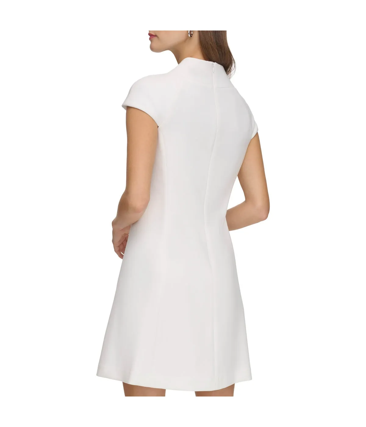 Worth Every Penny Cap Sleeve Roll Neck Shift Ivory  Today Only!