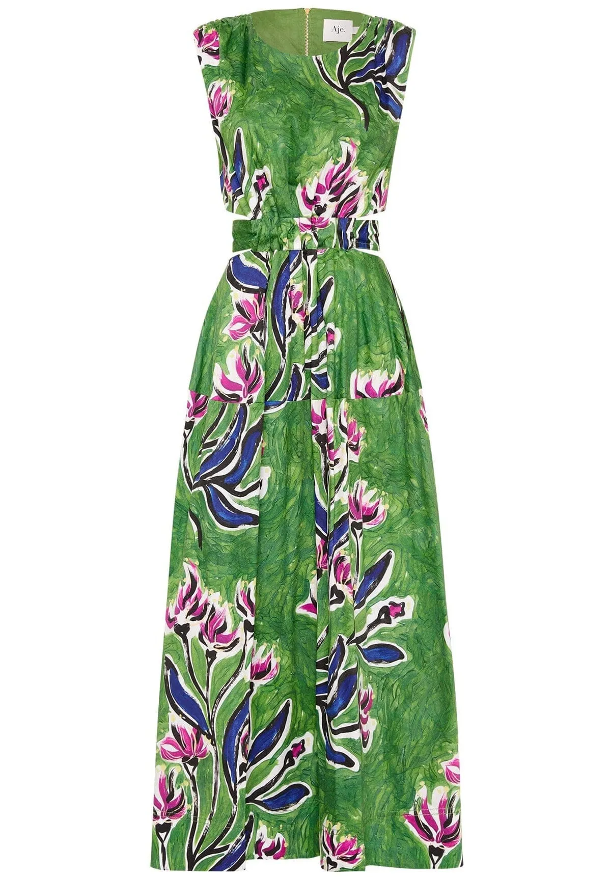 Zorina Tie Midi Dress